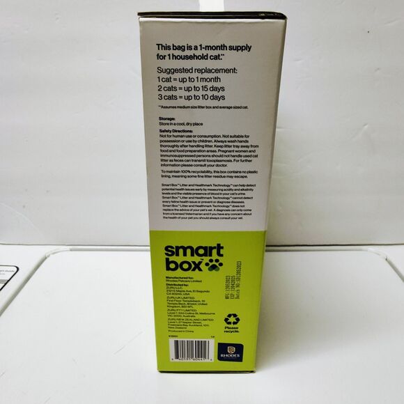 Smart Box Health Monitoring Clumping Cat Litter Unscented, 6 lb Box - Picture 7 of 7